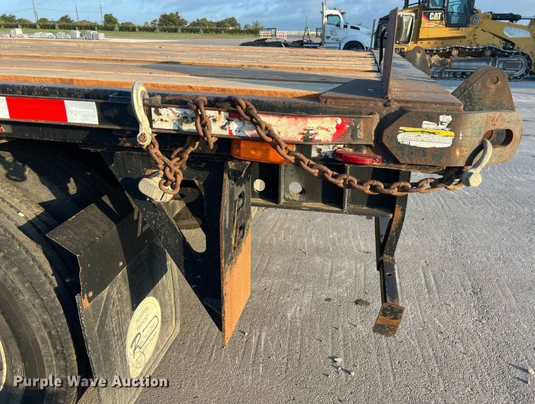 image for item EJ3022 2007 Wabash Transcraft SF-660H flatbed trailer