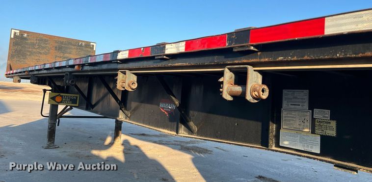 image for item EJ3022 2007 Wabash Transcraft SF-660H flatbed trailer