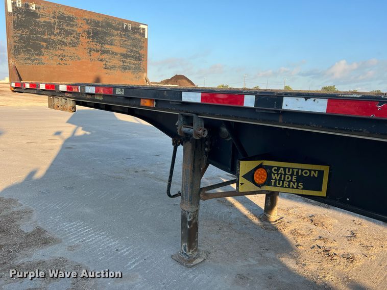 image for item EJ3022 2007 Wabash Transcraft SF-660H flatbed trailer