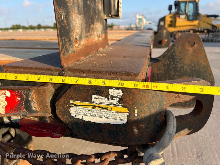 image for item EJ3022 2007 Wabash Transcraft SF-660H flatbed trailer