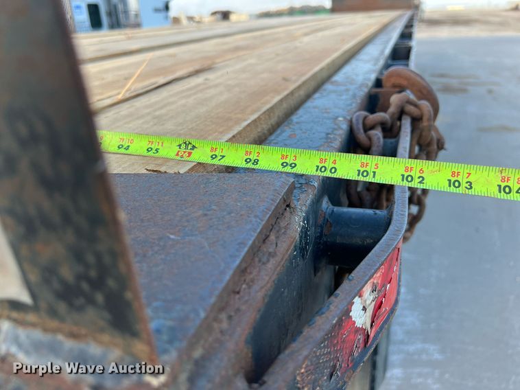 image for item EJ3022 2007 Wabash Transcraft SF-660H flatbed trailer