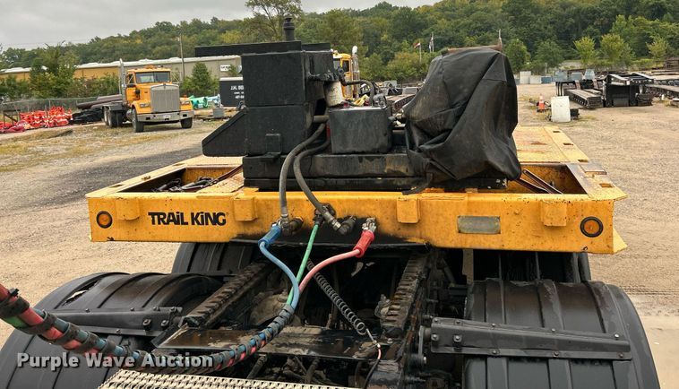 image for item EK3333 1993 Trail King TK100HT-483 drop deck hydraulic tail equipment trailer