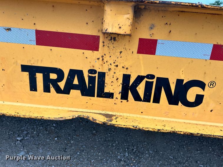 image for item EK3333 1993 Trail King TK100HT-483 drop deck hydraulic tail equipment trailer