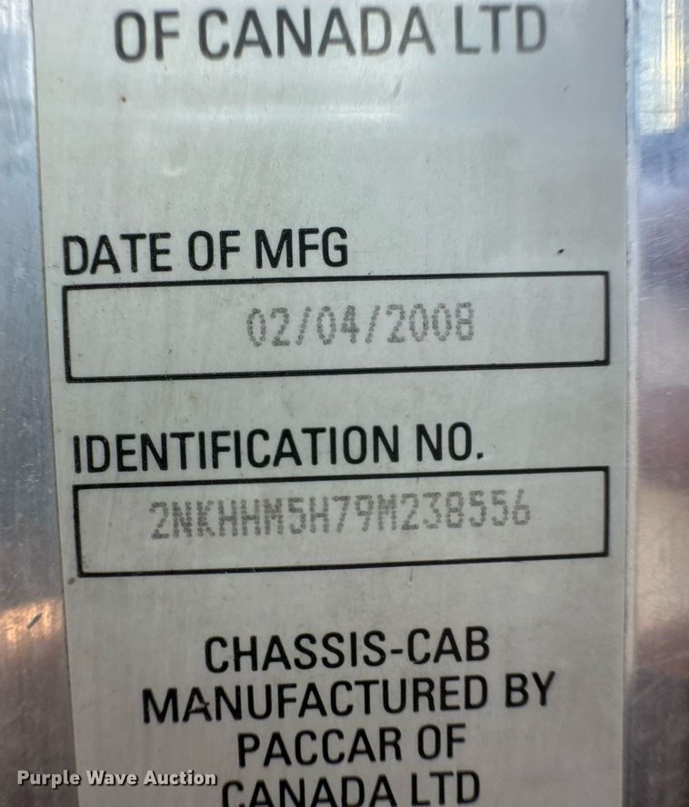 image for item ER8025 2009 Kenworth T370 flatbed truck