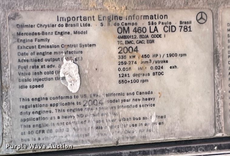 image for item LC9204 2005 Sterling AT9500 semi truck