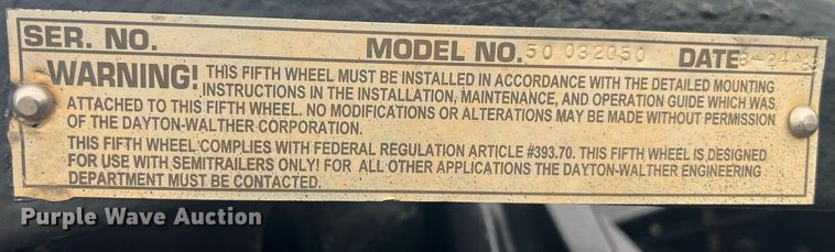 image for item LC9220 2002 American General MP3 semi truck