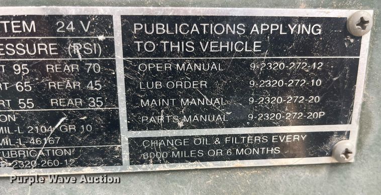 image for item LC9220 2002 American General MP3 semi truck