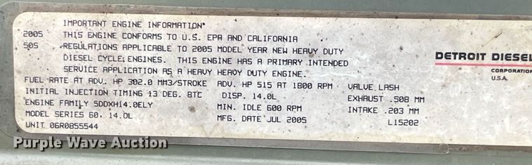 image for item LC9223 2006 Freightliner  Columbia semi truck