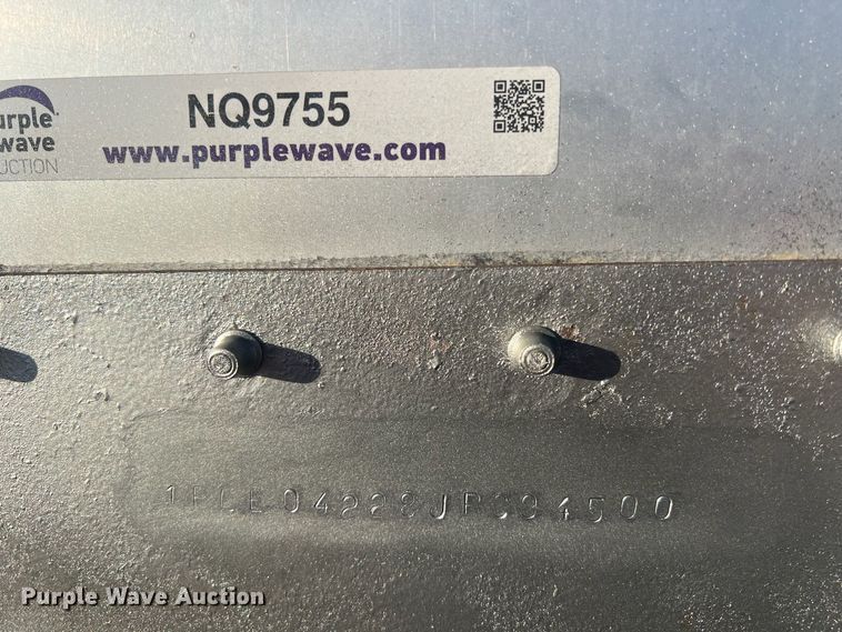 image for item NQ9755 1988 Peerless Refuse trailer