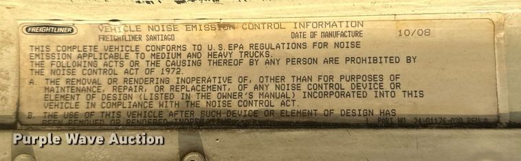 image for item OG9668 2009 Freightliner  Columbia  semi truck