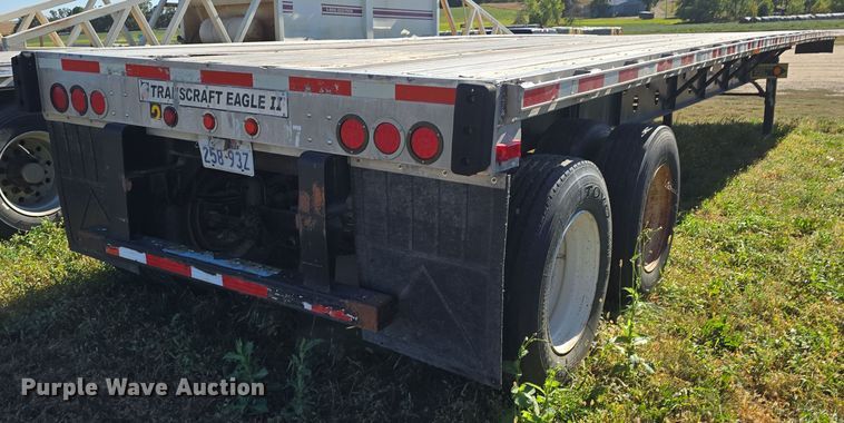 image for item OH9794 2007 Transcraft Eagle II flatbed trailer
