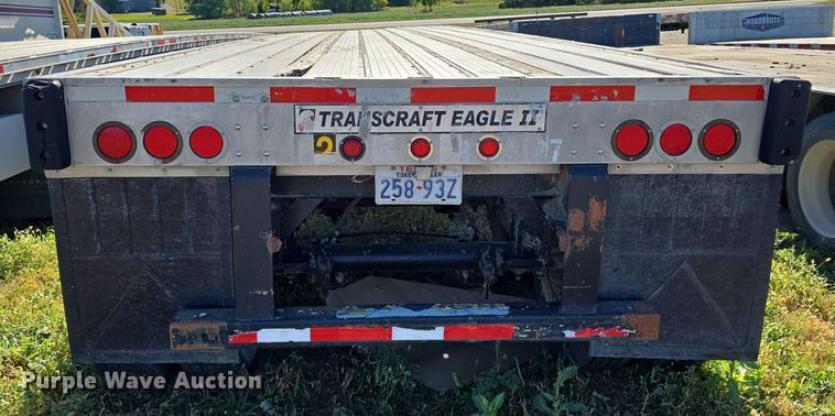 image for item OH9794 2007 Transcraft Eagle II flatbed trailer