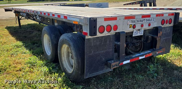image for item OH9794 2007 Transcraft Eagle II flatbed trailer