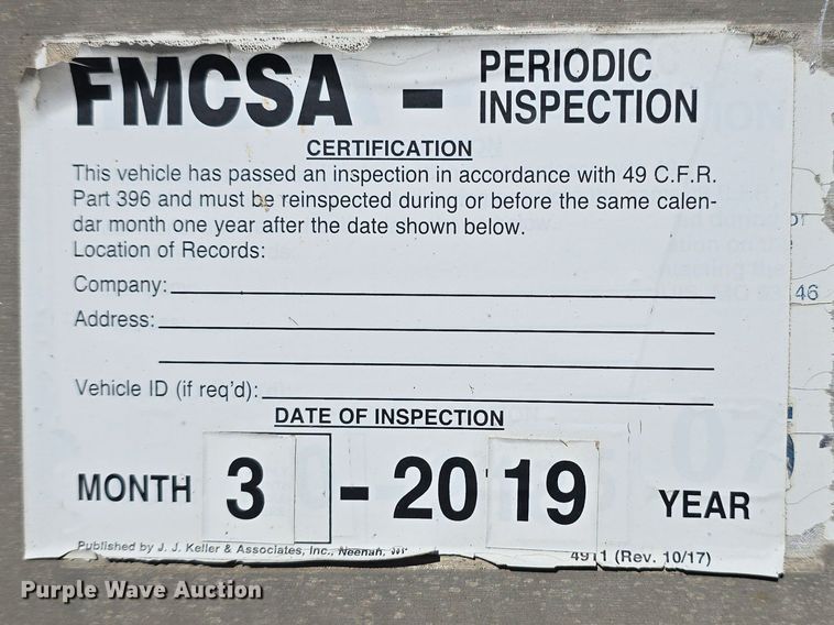 image for item OH9794 2007 Transcraft Eagle II flatbed trailer