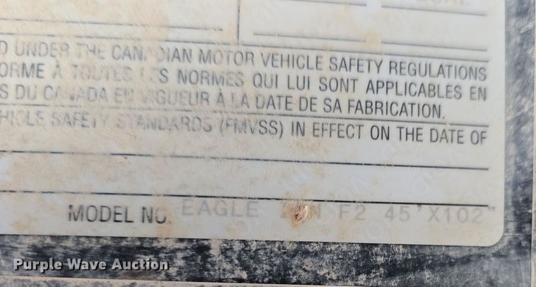 image for item OH9794 2007 Transcraft Eagle II flatbed trailer