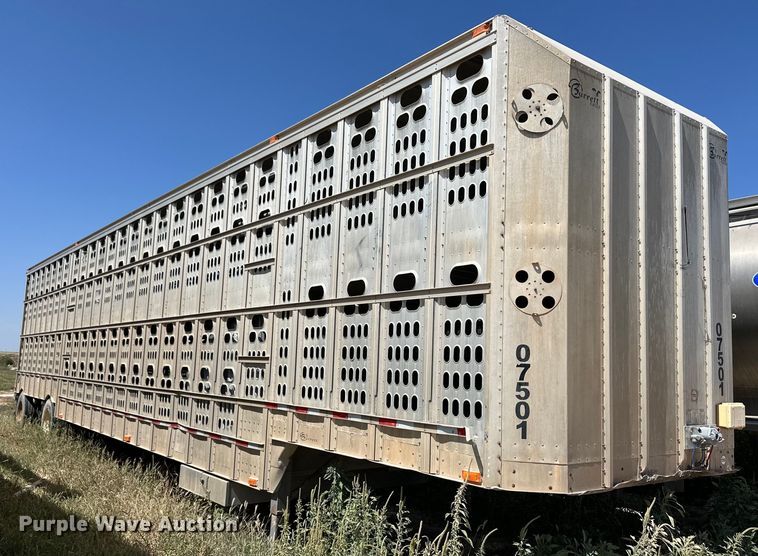image for item OM9723 2008 Barrett livestock trailer
