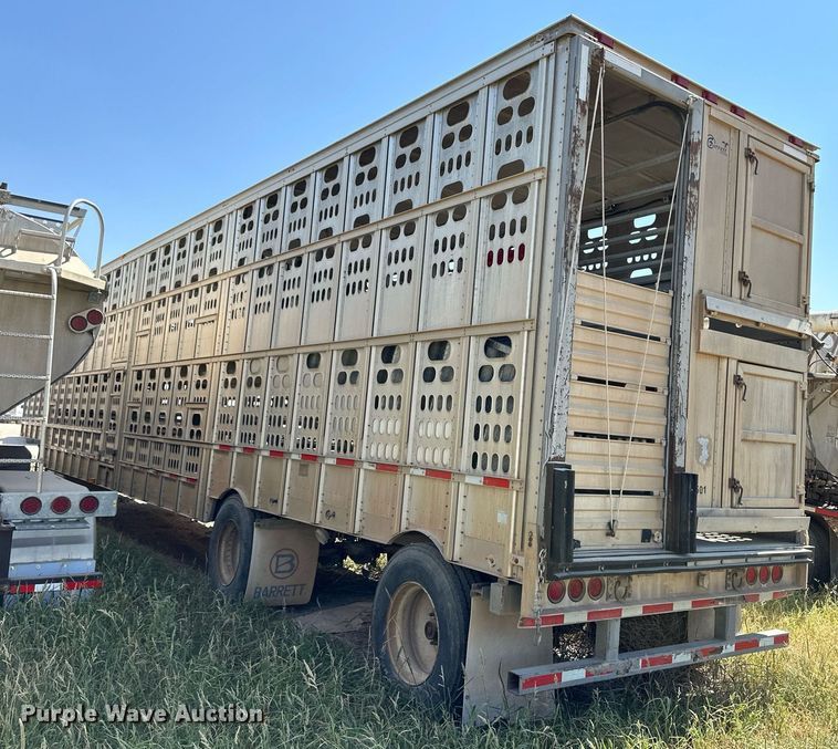 image for item OM9723 2008 Barrett livestock trailer