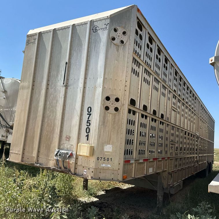 image for item OM9723 2008 Barrett livestock trailer