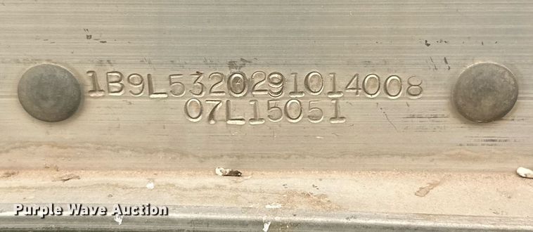 image for item OM9726 2009 Barrett livestock trailer