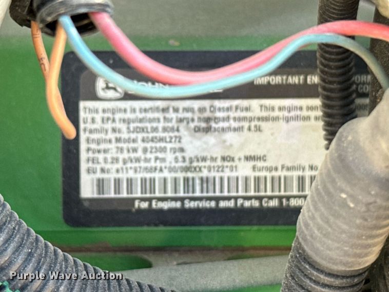 image for item DL0432 2004 John Deere 6415 tractor