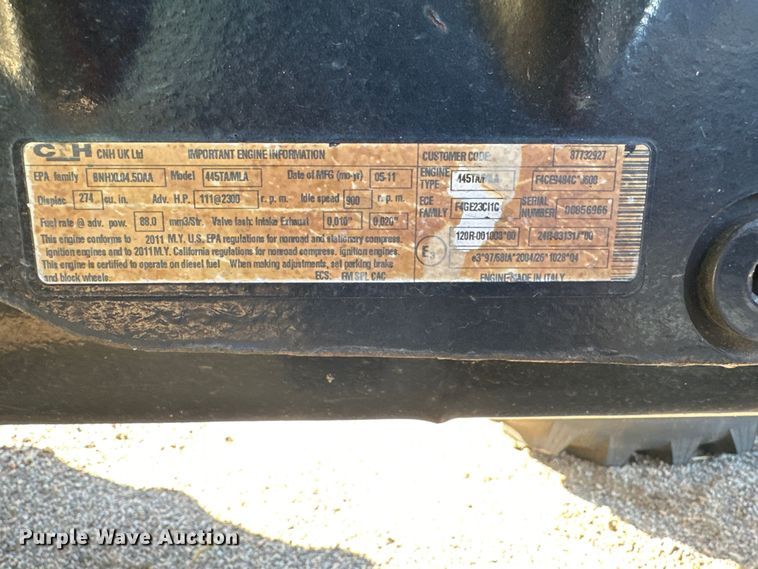 image for item DL0434 2011 New Holland T5070 MFWD tractor