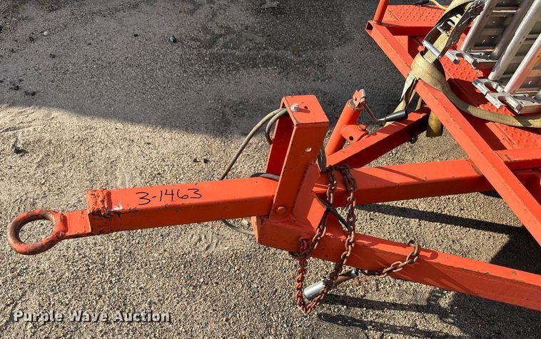 image for item DL0449 Utility trailer with scaffolding