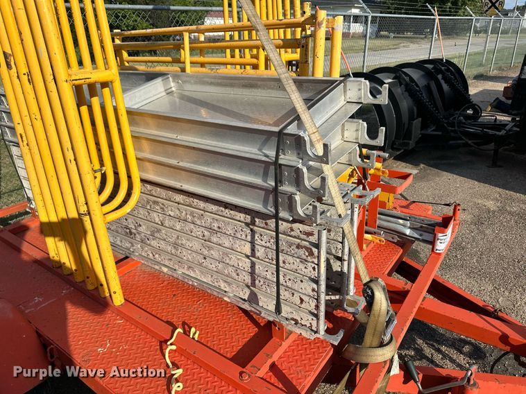 image for item DL0449 Utility trailer with scaffolding