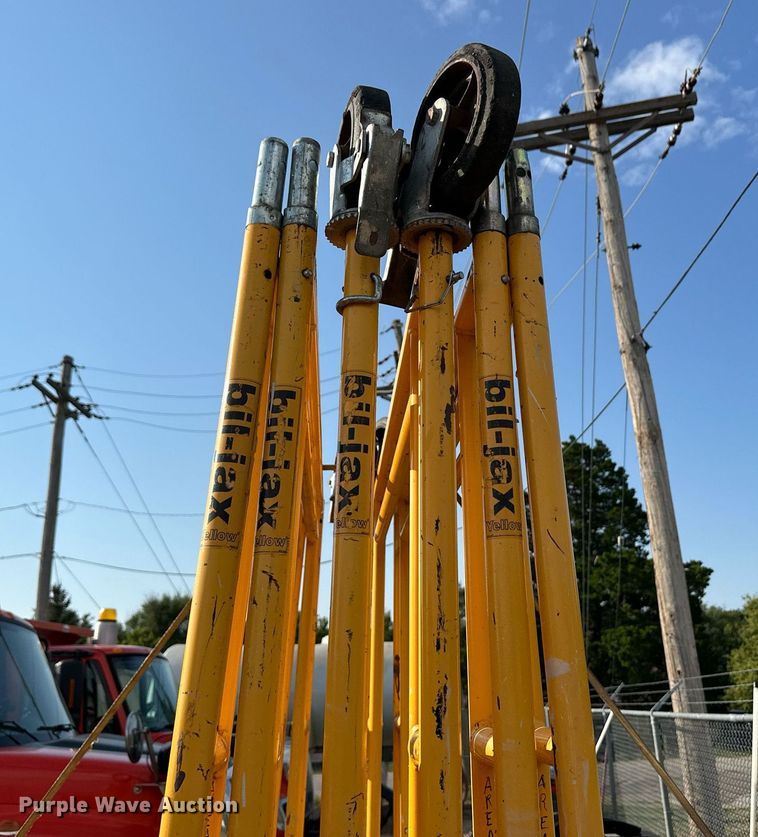 image for item DL0449 Utility trailer with scaffolding