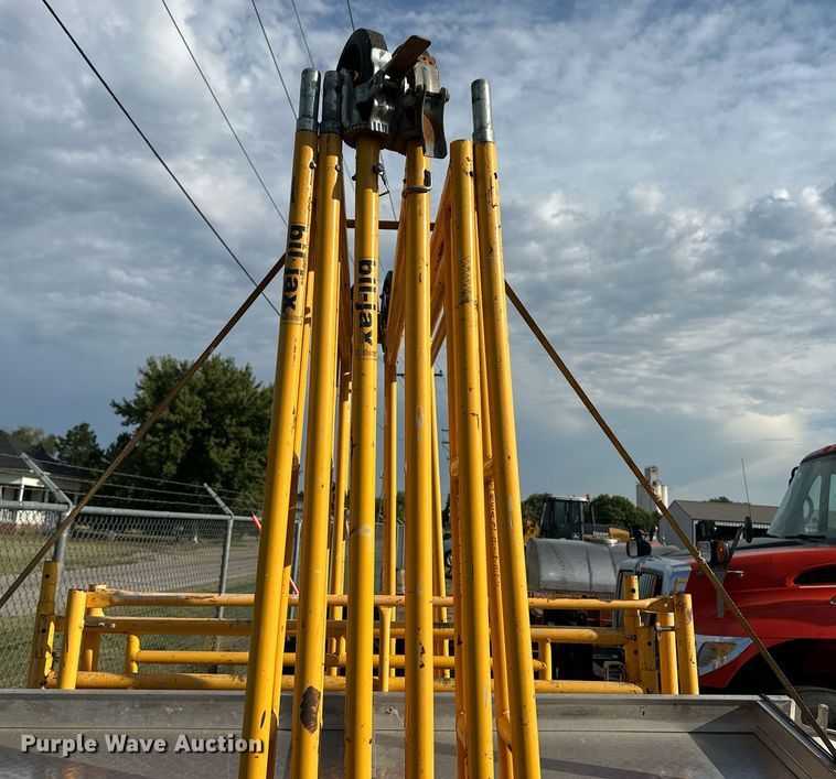 image for item DL0449 Utility trailer with scaffolding