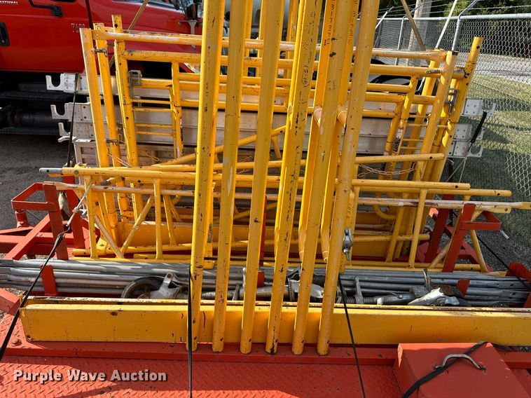 image for item DL0449 Utility trailer with scaffolding