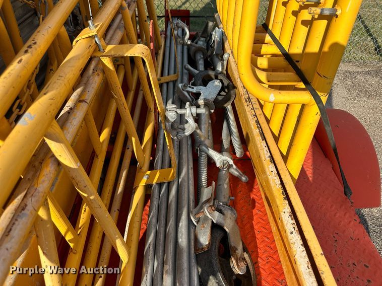 image for item DL0449 Utility trailer with scaffolding