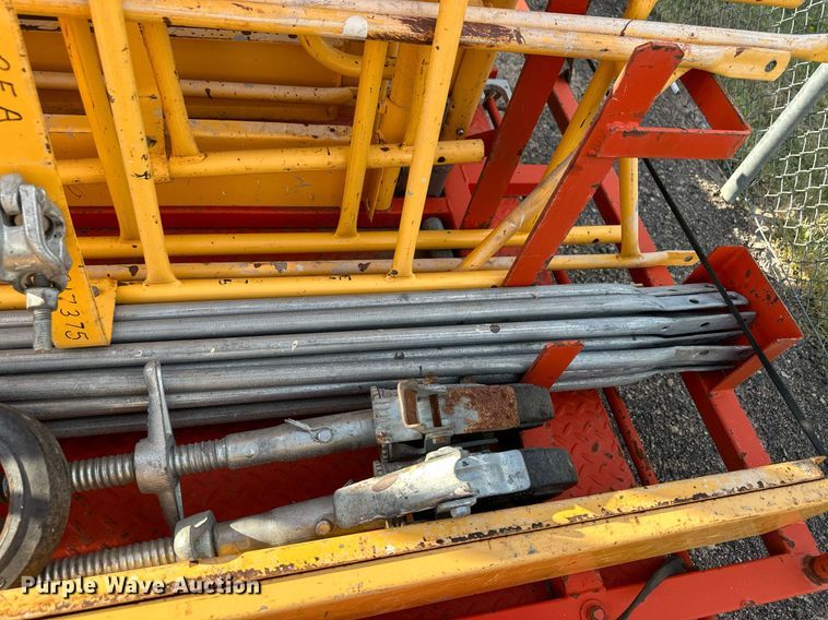 image for item DL0449 Utility trailer with scaffolding