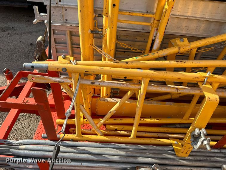 image for item DL0449 Utility trailer with scaffolding