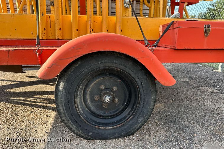 image for item DL0449 Utility trailer with scaffolding