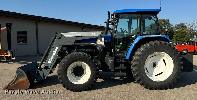 image for item DO1669 2006 New Holland TM120 MFWD tractor