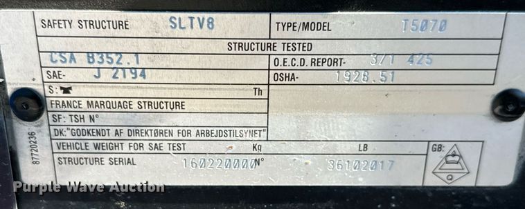 image for item DO1673 2011 New Holland T-5070 MFWD tractor