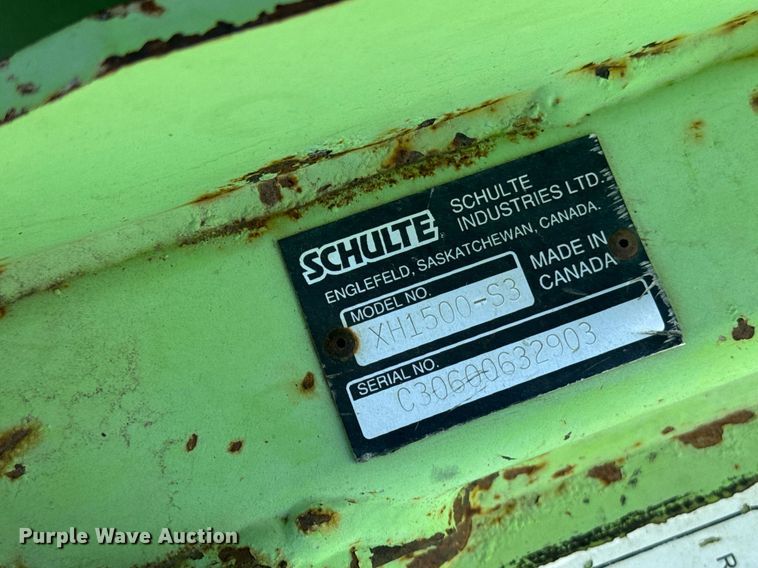 image for item DO1694 Schulte XH1500 batwing rotary mower