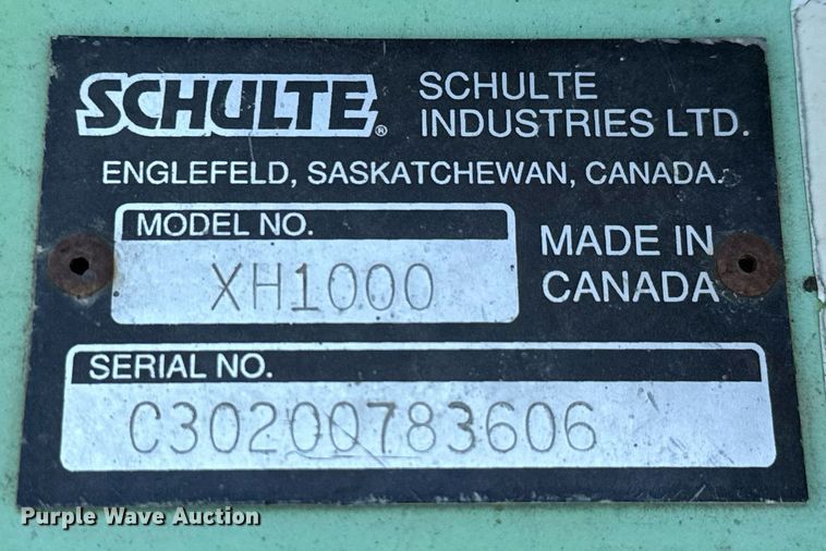 image for item DO1696 2006 Schulte  XH1000 rotary mower