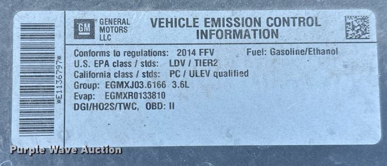 image for item DO1699 2014 Chevrolet Impala LS 