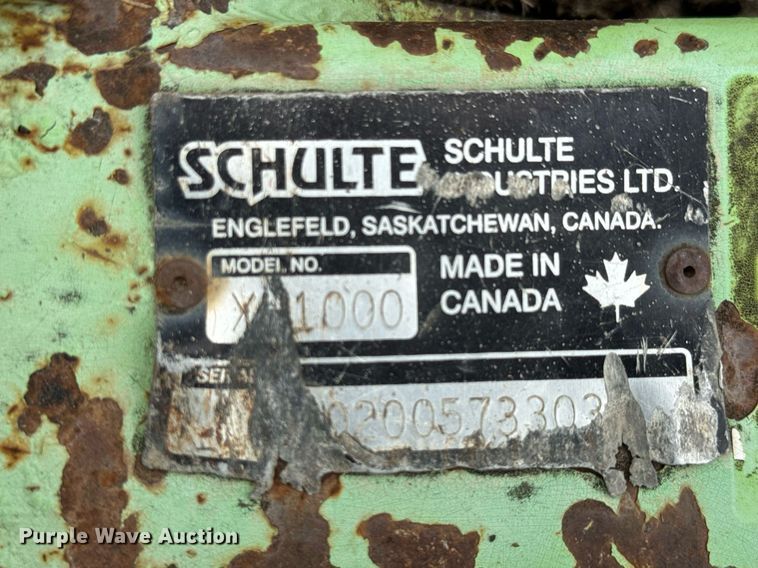 image for item DO1710 2003 Schulte XH1000 rotary mower