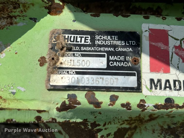 image for item DO1713 2006 Schulte  XH1500 batwing rotary mower