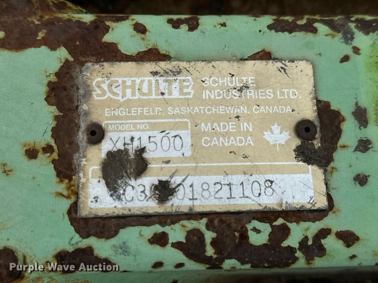 image for item DO1714 2012 Schulte  XH1500 batwing rotary mower