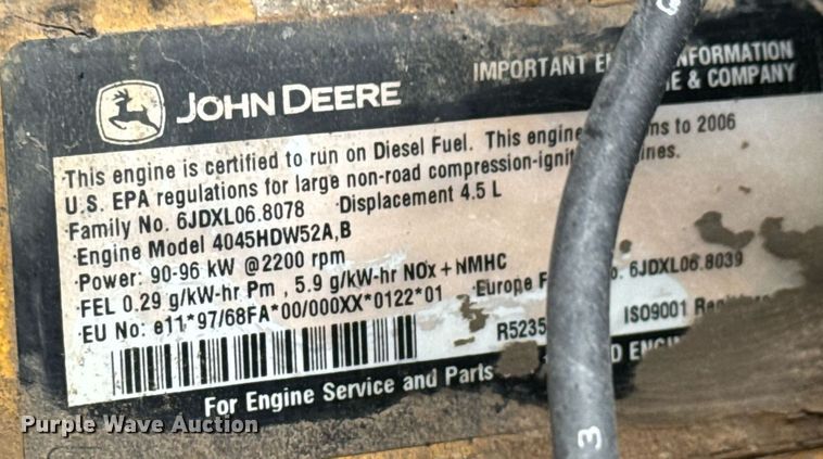 image for item DO1722 2006 John Deere 444J wheel loader