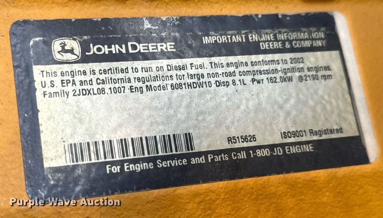 image for item DO1730 2002 John Deere 770CH motor grader