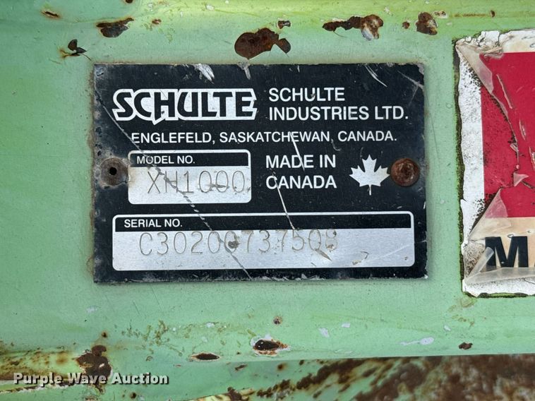 image for item DV2771 2007 Schulte XH1000 rotary mower