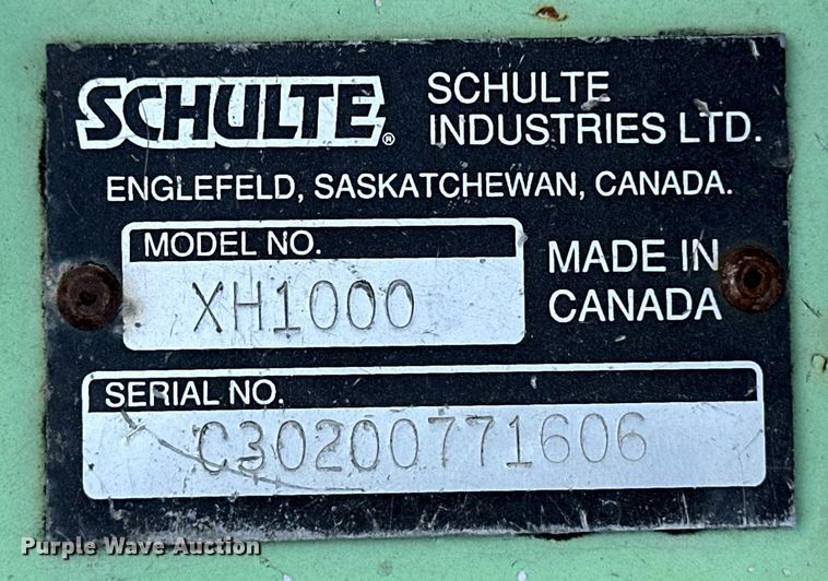 image for item DV2775 2006 Schulte XH1000 Series 2 rotary mower