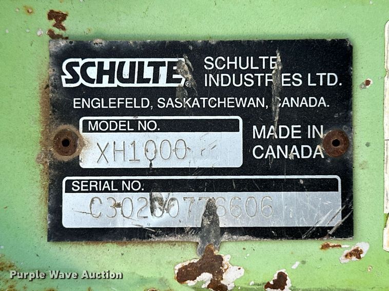 image for item DV2776 2006 Schulte XH1000 Series 2 rotary mower