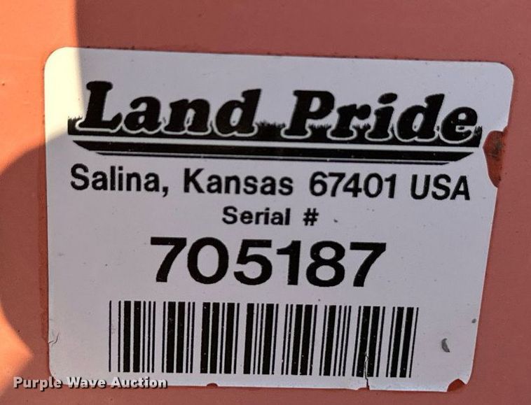 image for item DV2778 2011 Land Pride RCB6610 rotary mower