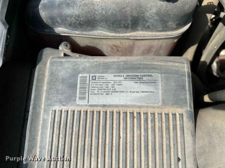 image for item DV2785 2012 Chevrolet Silverado 1500 pickup truck