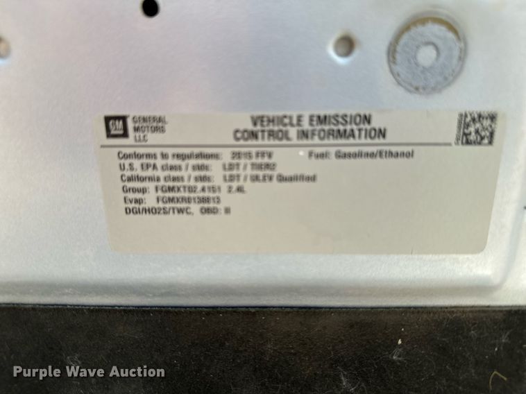 image for item DV2786 2015 Chevrolet Equinox SUV